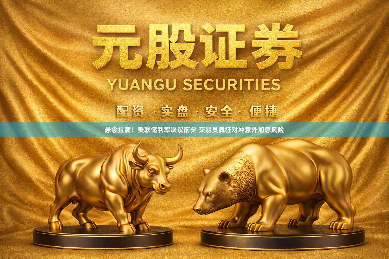悬念拉满！美联储利率决议前夕 交易员疯狂对冲意外加息风险